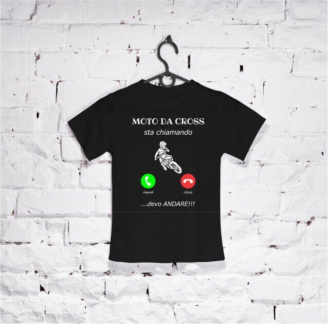 Settantallora T-Shirt J3675 – Il Motocross Mi Sta Chiamando E Io Devo Andare, Maglietta Originale Italiana - 4